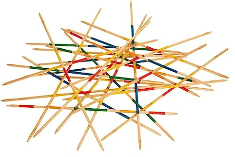 Be Toys - Gioco di Mikado gigante in legno, cm