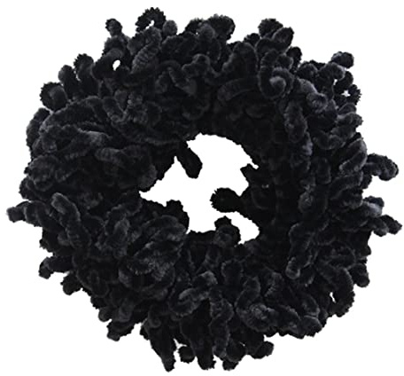 Scrunchies Volumisieren Scrunchie Big Hair Tie Ring Hijab Volumizer Khaleeji Headwear Für Frauen Schwarz