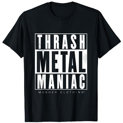 Maniaco de Thrash Metal Camiseta