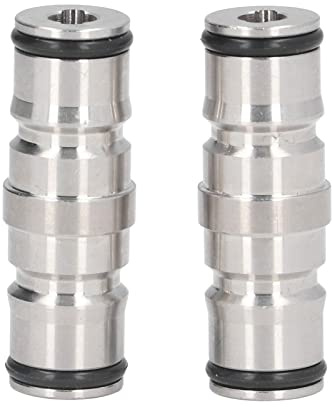 Qcwwy Ball Lock Post Connector, Homebrew Keg Ball Lock Quick Disconnect Jumper Post Double Ended Corny Ball Lock Post, Schnellmontage-Bieranschluss mit Bierschlauch