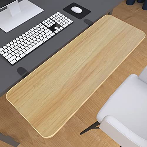 Estensione Da Scrivania Ergonomica - Prolunga Pieghevole a 90° Con Poggiapolsi - Supporto Per Ripiano Braccioli - Per Ufficio, Morsetto Senza