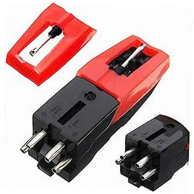 Vaguelly 2pezzi Ago Per Gramofono Vintage Con Stilo Sostituzione Professionale Per Giradischi Alta Qualità e Facile Installazione Ottima Risposta Dei Bassi e Realismo Sonoro
