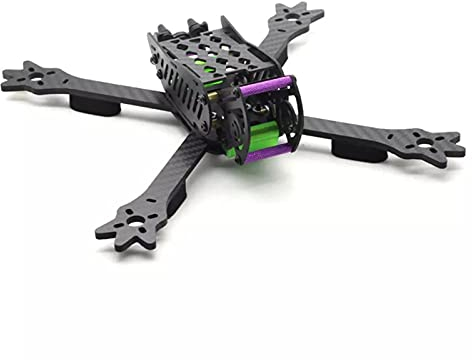 XYWOPO Woodpecker 235 235 mm Radstand 4 mm Arm 3K Carbon Fiber Fallsicher 5 Zoll Racing Frame Kit RC Drone Quadrocopter-Rahmenarme