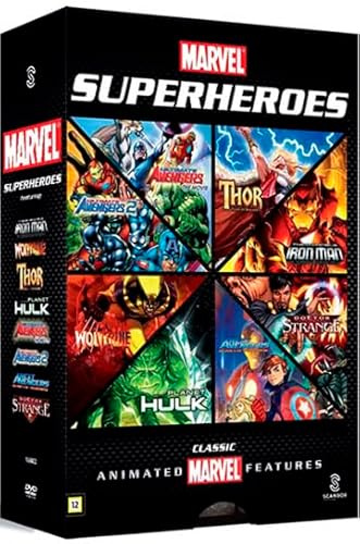 Marvel Superheroes Animated Collection - 8-DVD Box Set ( Planet Hulk / Doctor Strange / Thor: Tales of Asgard / The Invincible Iron Man / Ultimate Avengers: The Movie / Ultimate Avengers II / Nex