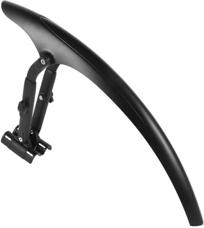KOMBIUDA Schutzblech Für Mountainbike Gravelbike Faltrad Schnellverschluss Schmutzschutz Hinterrad Aus Pp-Material Schwarz Satz 1 Stück