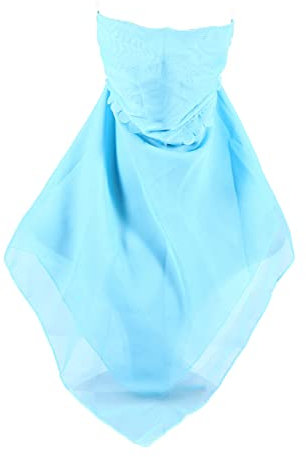 OATIPHO Nackenschutz Sonnenschutzmaske Damenschal Gesichtsschleier Schal Sommermaske Atmungsaktiv Leicht Tragbar Für Außenbereich