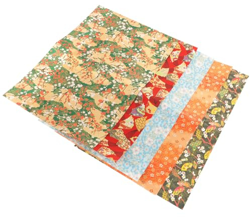 EPIGEIST Carta Giapponese Washi per Pacchi Regalo Stile Giapponese, 5 Fogli di Carta Resistente e Non Facile da Stropicciare, per Regali ed Origami Stili multipli