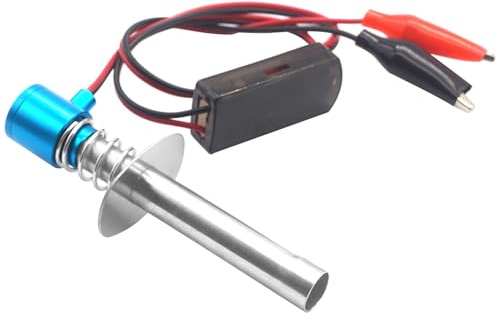 Share Goo RC Glow Plug Starter Igniter Ignitor 6V-24V for 1/8 1/10 RC Nitro Model Car Buggy Truck Boat,Blue