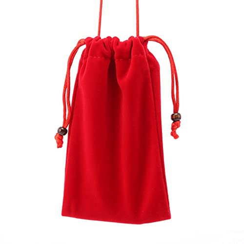 ZORSOME Mikrofasertasche zum Aufhängen am Hals – weiche Aufbewahrungstasche für Mobiltelefone, Mikrofaser-Brillenhülle, Sonnenbrillentasche (11 x 19 cm)