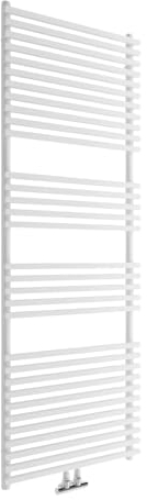 Designheizkörper Trient, Weiß, 1640 x 600 mm BadHeizkörper Handtuchtrockner Bad-Heizkörper Handtuchheizkörper Handtuchwärmer