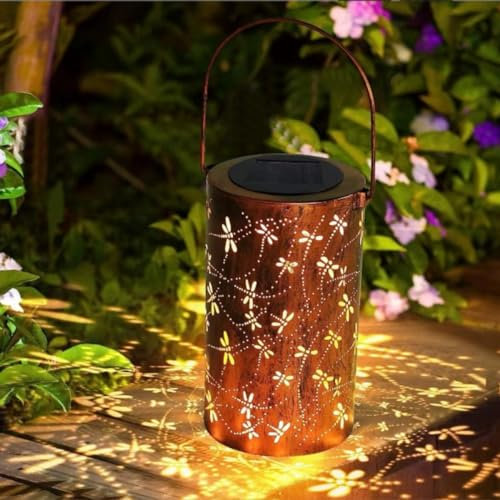 OKSANO Solarlampen für Außen Hängend, Solar Lampions Außen Wetterfest, Garten Laterne IP44 Wasserdicht, Solarlampen für Garten, Draußen, Garten Deko