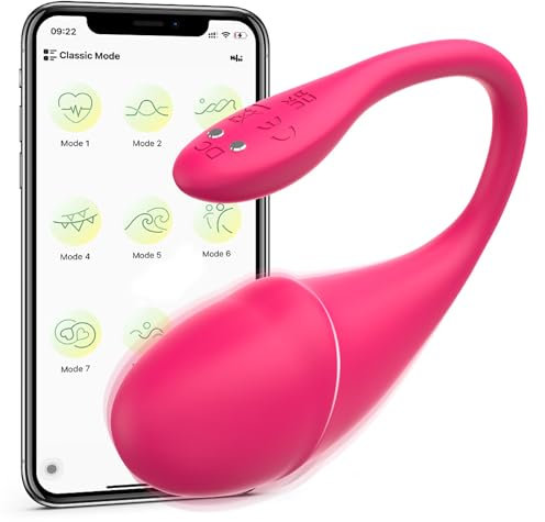 LYAMais Vibrationseier für Frauen mit 9 Vibrationsmodi Vaginalstraffungstraining G punkt und Klitoris Stimulation Sexspielzeug,Vibration für Frauen mit APP, Vibrator Vibro Ei Sex spielzeug für Paare