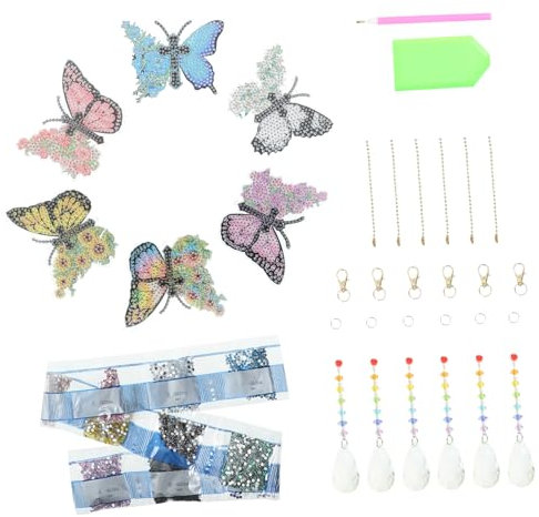 INOOMP 1ensemble Pendentif Diamant Décoration pour Art Peinture Et Wind Chime Au Soleil