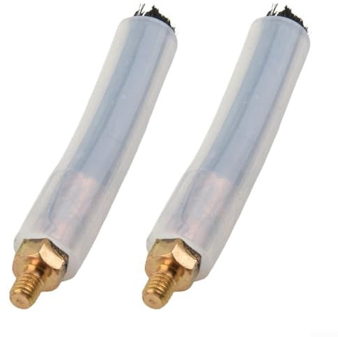 HEIBTENY Set di 2 spazzole per la pulizia e la lucidatura di giunti di saldatura, pulitore per saldatura, 6 mm, 8 mm, 10 mm, con custodia in silicone, altamente conduttivo, robusto e durevole (A)