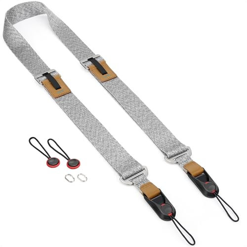 SUNYA Camera Strap with Quick Release Buckle. Made of Nylon, Adjustable with One Hand, Suitable for All Cameras. Max load 200Lbs