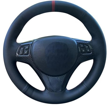Lenkradbezug Für BMW M-Sport M3 E90 E91 E92 E93 E87 E81 E82 E88 Für X1 E84 Auto Lenkrad Abdeckung DIY Lenkradbezüge Lenkradhüllen