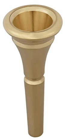 Kupfer Horn Mundstück für Horn Anfänger und Profis, Goldfarben | Leicht, Tragbar, Verschleißfest, Einfach zu Reinigen, Familien und Hotels, Ersatzteil