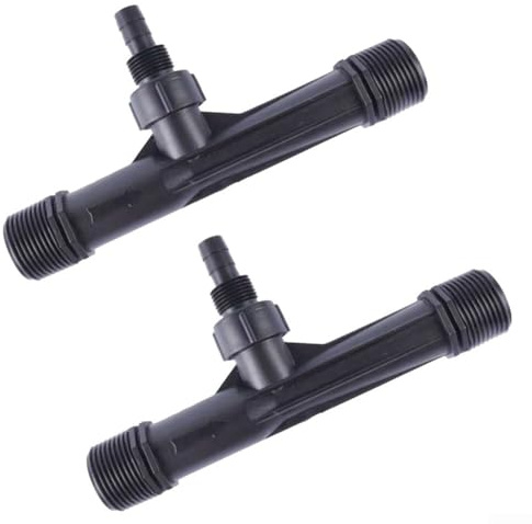 Lot de 2 injecteurs d'engrais Venturi pour une livraison efficace des nutriments dans les jardins agricoles 2,5 cm
