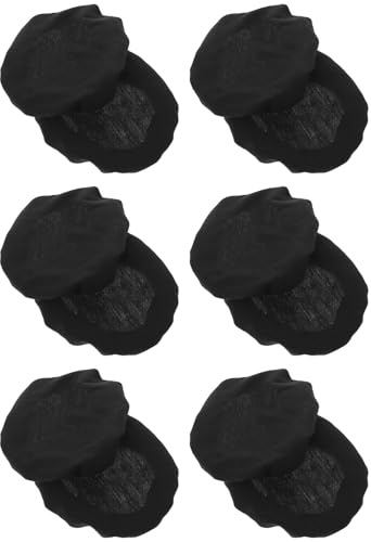 GARIOUANS 12 Pezzi Copri Auricolari Lavabili Elasticizzati Neri per Cuffie Sopra L’orecchio, Copertura Antipolvere e Antisudore Compatibile Padiglioni da 3,54 a 4,33, per