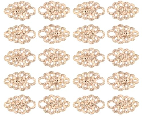SUPERFINDINGS 20 Stück Legierung Korsett Ösen Goldene Aufnähösen Stabile Schnürung Metall Ösen Zubehör Aufnäh Dirndl Ösens für Dirndl Renaissance Kostüm Elben Kleid Kleidungsaccessoires,1.2x0.77Zoll