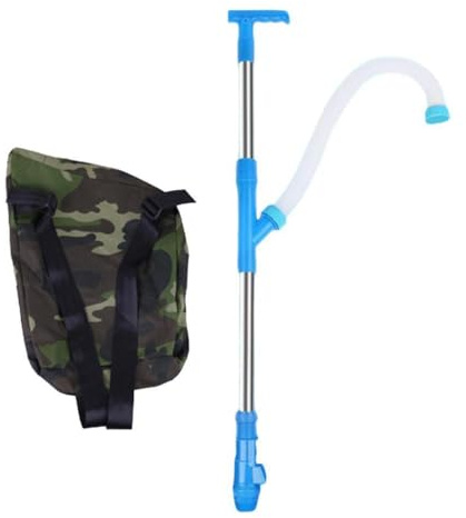 WUUISDNX Spandiconcime portatile, erogatore, zaino, spruzzatore da giardino portatile, efficiente, zaino agricolo, agricolo leggero, borsa , per esterni , Acciaio inossidabile , Tubo 90cm