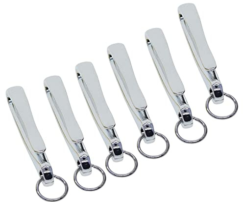 QSTDGVPW Japanisches Angelhaken Schlüsselanhänger Set mit Geldbörse, DIY Bastelhaken, Ketten Und Schlüsseln, Silber