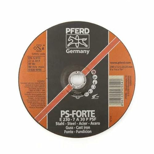 Matijardin - Disques à ébarber des matériaux Ø 230 mm. Al 22,2 mm. Ep 6 mm