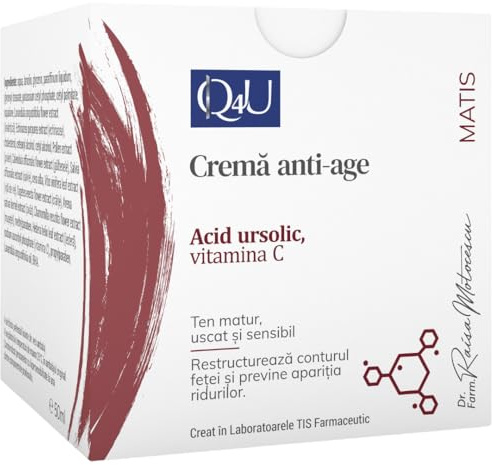 TIS Crema Anti-Età Anti-Age | Riduce visibilmente le rughe, rassoda la pelle, stimola il collagene, Azione Antimacchia attenua macchie scure, uniforma l’incarnato, lenisce pelle secca/sensibile -50ml