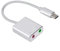 T angxi USB C External Sound Card, 3.5mm Audio Type C External Stereo Sound Card Audio Adapter in Aluminum Alloy