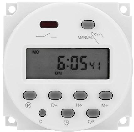 Interrupteur de Minuterie 12 Volts Interrupteur Horaire Numérique L701 CN101a DC 12v Mini LCD Minuterie d'alimentation de Contrôle de Micro-Ordinateur Numérique