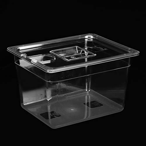 Récipient sous vide pliable, capacité jusqu'à 11 L avec couvercle pour ustensiles de cuisine sous vide