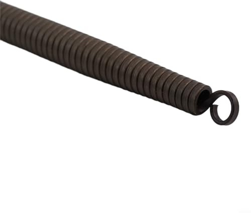 Molla in acciaio, 1 pezzo, lunghezza 420 mm, 4 punti, tubo di piegatura per cavi elettrici, in PVC, per piegatubi, acciaio quadrato, marrone chiaro (25 mm)