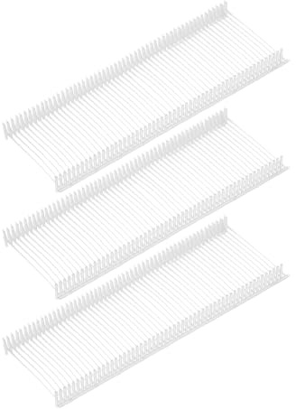 sourcing map 5000pcs Standard Tagging Gun Fasteners 30mm Tagging Barbs Pins PP Plastic Tag for Price Tagging Gun, Clothing Tags Gun Attachments for Clothes Bag Fabric, White