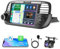 Autoradio für Fiat 500 2007-2015 mit kabellosem Carplay & Android Auto Head Unit, 2+32GB 7 Zoll IPS HD Touchscreen-Autoradio mit GPS-Navigation/Sprachsteuerung/WLAN/SWC/Bluetooth 5.2/FM/Rückfahrkamera