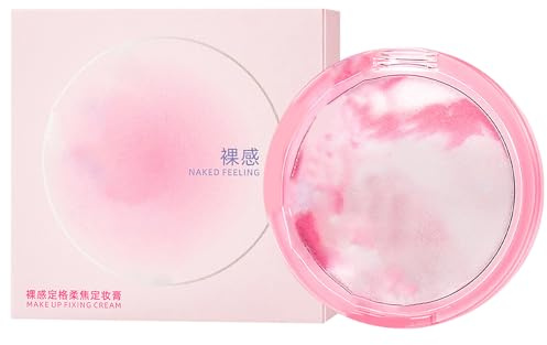 Kixolazr Poudre Compacte Visage,Fond de Teint Cuit Naturel Mat - Crème CC Visage Anti-Âge pour Peau Mature - Idéal Voyage et Cadeaux Familiaux