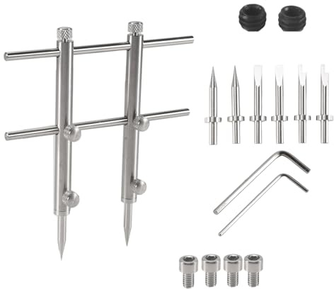 DHYAWUER Kit di Strumenti per La Riparazione 'Apertura 'Obiettivo della Fotocamera Set di Riparazione da 10 Un 100 Mm con 3 Punte 6 2 Chiavi Esagonali per Fotocamera DSLR