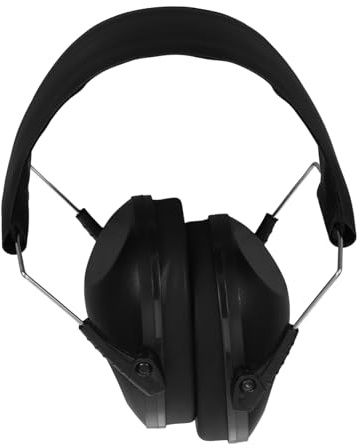 Didiseaon Noise Reduction Ear Protector Earmuff for Hearing Protection Industry Use Tactical Noise Blocking Headband Ear Muffs Suitable for Shooting and Sleep Black