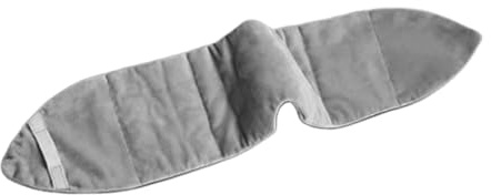 Masque de sommeil lesté pour homme - Masque lesté pour les yeux pour dormir, aide au sommeil pour les personnes dormant sur le côté, bureau, maison, avion, relaxation, méditation