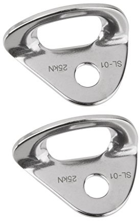 MagiDeal 2 tiradores de escalada de 25 KN, para montañismo, escalada, perno de suspensión, perno para equipo de escalada, gancho de perforación, para protección de camping