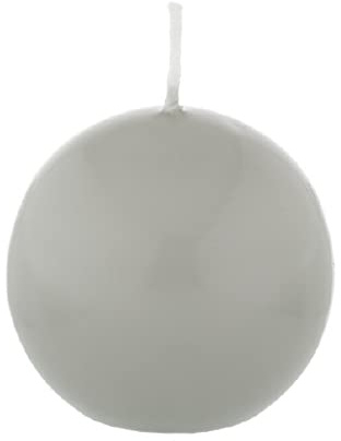 Kugelkerzen Grau, Ø 4 cm, 12 Stück, deutsche Markenkerzen in RAL Kerzen Güte Qualität