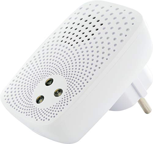 SCHWAIGER ZHS24 Innensirene Smart Home Sirene Hausalarm Alarmanlage Smart Alarmsirene App gesteuert Sprachgesteuert Alexa Google Z-Wave Plus Alarm Alarmstecker