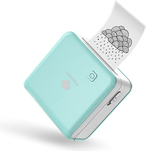 Phomemo M02 Pro 300dpi Mini Pocket Printer, Portable Bluetooth Thermal Printer Inkless Wireless Recharge Compatible with iOS & Android, Ideal for Printing Photo, Label, to-Do Lists, Journal, Scrapbook