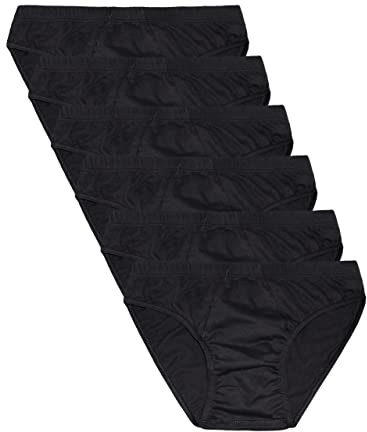 Liabel Slip Uomo 100% Cotone Art. 959 Conf.6pz Nero 7 (XXL)