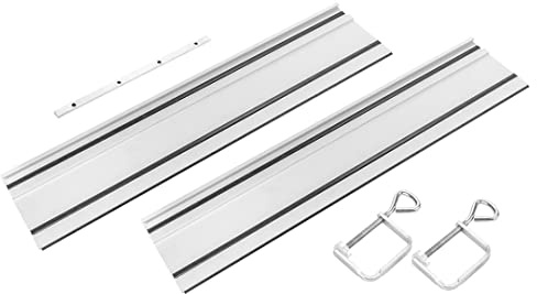 GRAPHITE 2 x 700mm Plunge Saw Rail, Connector, 2 Clamps, Precisely Drive 58G495 Plunge Saw Rail, Aluminum Guide, Teflon Skates Help Drive Machine