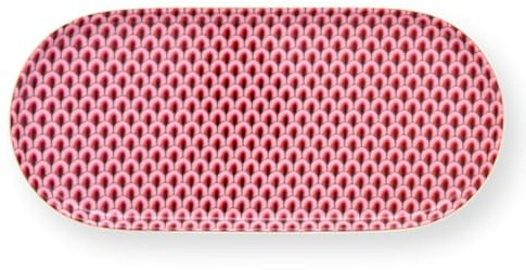 Pip Studio Teller f. Milch & Zucker Flower Festival | Dunkel Pink -