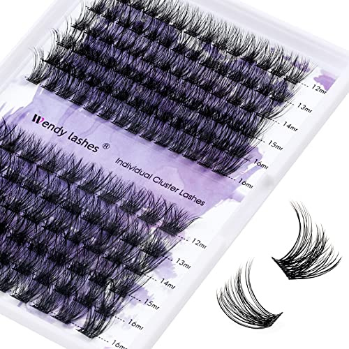 Individuella fransar, C-curl, kluster, fransar, C3+C9, 0,07 mm, 12-16 mm, blandade gör-det-själv-fransförlängningar, bred stam, enskilda ögonfranskluster, återanvändbara, mjuka och Wispy kluster