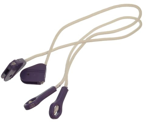 Paxanpax PLD1884 Lot de 2 cordes de frein pour charnière de porte de lave-vaisselle 290 mm Longueur du filetage court Violet