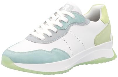 Rieker Damen W1308 Sneaker Low, weiß 81, 39 EU