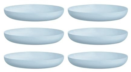Luminarc Lot de 6 assiettes à dessert opale 29 cm Passe au micro-ondes et au réfrigérateur Fabriqué en France