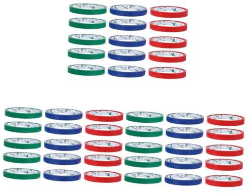 Gatuida 3 Sätze 3 Sets Klebeband Versiegelungsmaschine Obstbeutel Dichtungsbänder Griff Industrie Klebeband Vinyl Verstemmung Klares Washi Klebeband Kalk Elektriker 15 Rollen*3